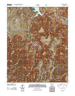 Canones New Mexico Historical topographic map, 1:24000 scale, 7.5 X 7.5 Minute, Year 2011