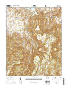Canones New Mexico Historical topographic map, 1:24000 scale, 7.5 X 7.5 Minute, Year 2013
