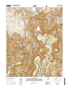 Canones New Mexico Current topographic map, 1:24000 scale, 7.5 X 7.5 Minute, Year 2017