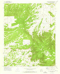Cantaralo Spring New Mexico Historical topographic map, 1:24000 scale, 7.5 X 7.5 Minute, Year 1972