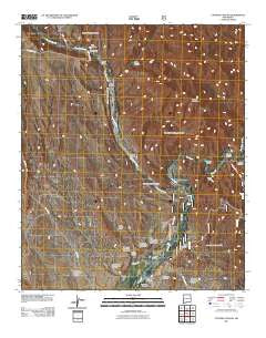 Canteen Canyon New Mexico Historical topographic map, 1:24000 scale, 7.5 X 7.5 Minute, Year 2011
