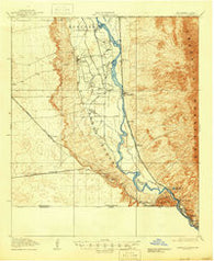 Canutillo Texas Historical topographic map, 1:62500 scale, 15 X 15 Minute, Year 1919