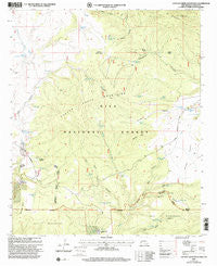 Canyon Creek Mountains New Mexico Historical topographic map, 1:24000 scale, 7.5 X 7.5 Minute, Year 1999