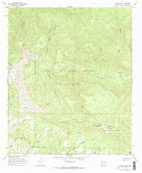 Canyon Hill New Mexico Historical topographic map, 1:24000 scale, 7.5 X 7.5 Minute, Year 1965