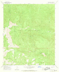Canyon Hill New Mexico Historical topographic map, 1:24000 scale, 7.5 X 7.5 Minute, Year 1965
