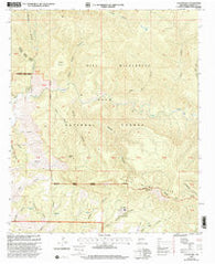 Canyon Hill New Mexico Historical topographic map, 1:24000 scale, 7.5 X 7.5 Minute, Year 1999