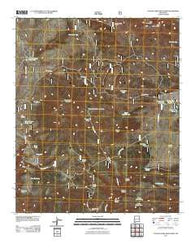 Canyon Creek Mountains New Mexico Historical topographic map, 1:24000 scale, 7.5 X 7.5 Minute, Year 2011