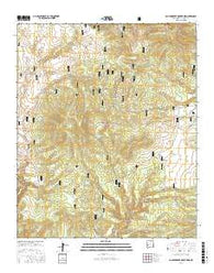 Canyon Creek Mountains New Mexico Current topographic map, 1:24000 scale, 7.5 X 7.5 Minute, Year 2017