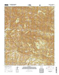 Canyon Hill New Mexico Historical topographic map, 1:24000 scale, 7.5 X 7.5 Minute, Year 2013
