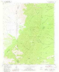 Capilla Peak New Mexico Historical topographic map, 1:24000 scale, 7.5 X 7.5 Minute, Year 1954