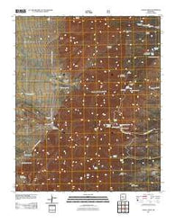 Capilla Peak New Mexico Historical topographic map, 1:24000 scale, 7.5 X 7.5 Minute, Year 2011