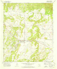 Capitan New Mexico Historical topographic map, 1:24000 scale, 7.5 X 7.5 Minute, Year 1973