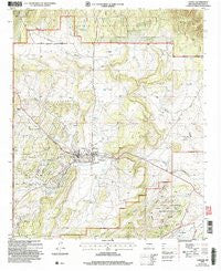 Capitan New Mexico Historical topographic map, 1:24000 scale, 7.5 X 7.5 Minute, Year 2004