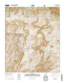 Capitan New Mexico Current topographic map, 1:24000 scale, 7.5 X 7.5 Minute, Year 2013