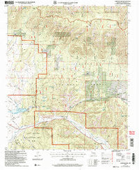 Capitan Pass New Mexico Historical topographic map, 1:24000 scale, 7.5 X 7.5 Minute, Year 2004