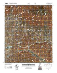 Capitan Pass New Mexico Historical topographic map, 1:24000 scale, 7.5 X 7.5 Minute, Year 2011