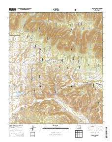 Capitan Pass New Mexico Current topographic map, 1:24000 scale, 7.5 X 7.5 Minute, Year 2013