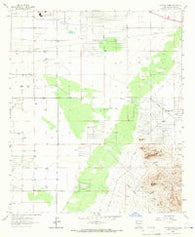 Capitol Dome New Mexico Historical topographic map, 1:24000 scale, 7.5 X 7.5 Minute, Year 1965