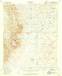 Capitol Peak New Mexico Historical topographic map, 1:62500 scale, 15 X 15 Minute, Year 1947