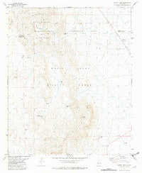 Capitol Peak New Mexico Historical topographic map, 1:24000 scale, 7.5 X 7.5 Minute, Year 1981