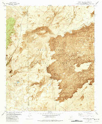 Capitol Peak SE New Mexico Historical topographic map, 1:24000 scale, 7.5 X 7.5 Minute, Year 1981