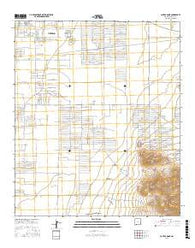 Capitol Dome New Mexico Current topographic map, 1:24000 scale, 7.5 X 7.5 Minute, Year 2017