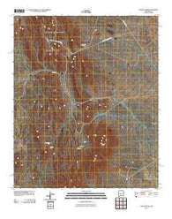 Capitol Peak New Mexico Historical topographic map, 1:24000 scale, 7.5 X 7.5 Minute, Year 2010