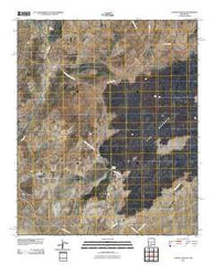 Capitol Peak SE New Mexico Historical topographic map, 1:24000 scale, 7.5 X 7.5 Minute, Year 2010