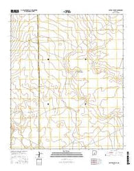 Capitol Peak SE New Mexico Current topographic map, 1:24000 scale, 7.5 X 7.5 Minute, Year 2017