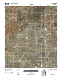 Caprock New Mexico Historical topographic map, 1:24000 scale, 7.5 X 7.5 Minute, Year 2010