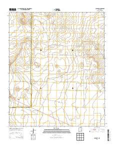 Caprock New Mexico Historical topographic map, 1:24000 scale, 7.5 X 7.5 Minute, Year 2013