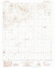 Caprock Mountain New Mexico Historical topographic map, 1:24000 scale, 7.5 X 7.5 Minute, Year 1990