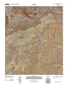 Caprock Mountain New Mexico Historical topographic map, 1:24000 scale, 7.5 X 7.5 Minute, Year 2010