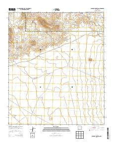 Caprock Mountain New Mexico Historical topographic map, 1:24000 scale, 7.5 X 7.5 Minute, Year 2013