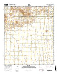 Caprock Mountain New Mexico Current topographic map, 1:24000 scale, 7.5 X 7.5 Minute, Year 2017
