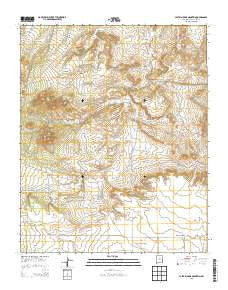 Captain Davis Mountain New Mexico Historical topographic map, 1:24000 scale, 7.5 X 7.5 Minute, Year 2013