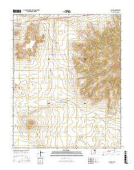 Capulin New Mexico Current topographic map, 1:24000 scale, 7.5 X 7.5 Minute, Year 2017