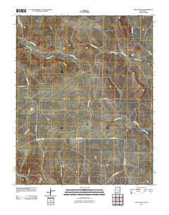 Car Top Butte New Mexico Historical topographic map, 1:24000 scale, 7.5 X 7.5 Minute, Year 2010