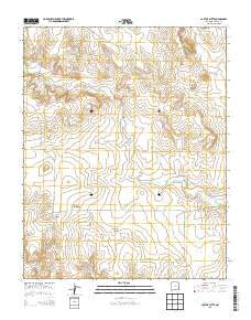 Car Top Butte New Mexico Historical topographic map, 1:24000 scale, 7.5 X 7.5 Minute, Year 2013