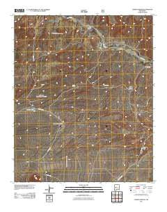 Carbon Springs New Mexico Historical topographic map, 1:24000 scale, 7.5 X 7.5 Minute, Year 2011