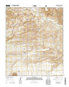 Carbon Springs New Mexico Historical topographic map, 1:24000 scale, 7.5 X 7.5 Minute, Year 2013