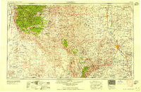 Carlsbad New Mexico Historical topographic map, 1:250000 scale, 1 X 2 Degree, Year 1958