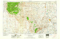 Carlsbad New Mexico Historical topographic map, 1:250000 scale, 1 X 2 Degree, Year 1958
