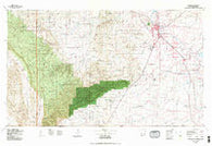 Carlsbad New Mexico Historical topographic map, 1:100000 scale, 30 X 60 Minute, Year 1979