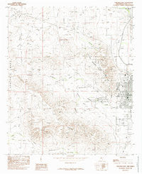 Carlsbad West New Mexico Historical topographic map, 1:24000 scale, 7.5 X 7.5 Minute, Year 1985