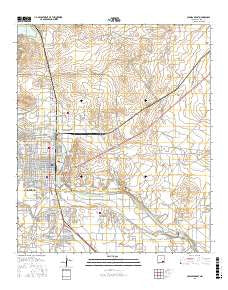 Carlsbad East New Mexico Current topographic map, 1:24000 scale, 7.5 X 7.5 Minute, Year 2017