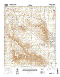 Carlsbad West New Mexico Current topographic map, 1:24000 scale, 7.5 X 7.5 Minute, Year 2017