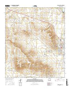 Carlsbad West New Mexico Current topographic map, 1:24000 scale, 7.5 X 7.5 Minute, Year 2017