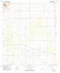 Carne New Mexico Historical topographic map, 1:24000 scale, 7.5 X 7.5 Minute, Year 1965