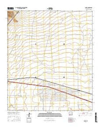 Carne New Mexico Current topographic map, 1:24000 scale, 7.5 X 7.5 Minute, Year 2017